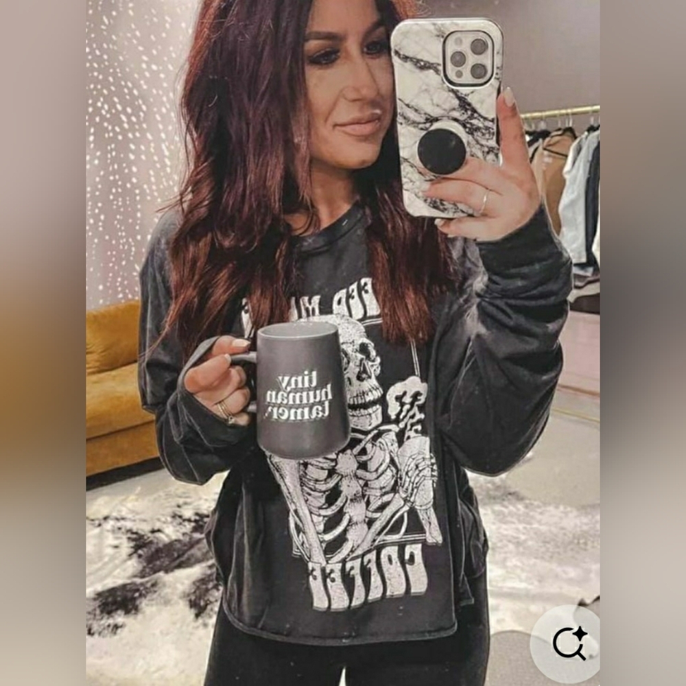 ZUTTER NEED MORE COFFEE GRAPHIC TEE